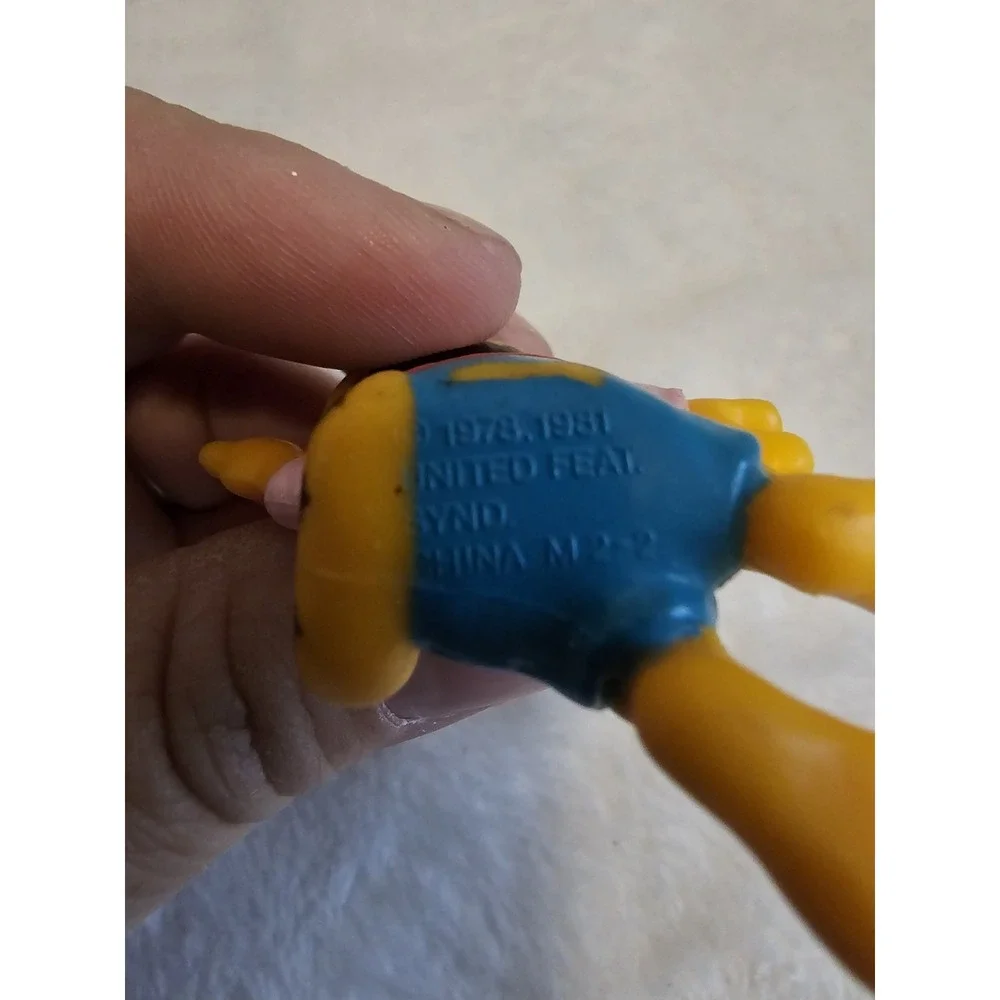 Vintage Garfield PVC Figure United Feature Syndicate 1978 1981 Small Toy